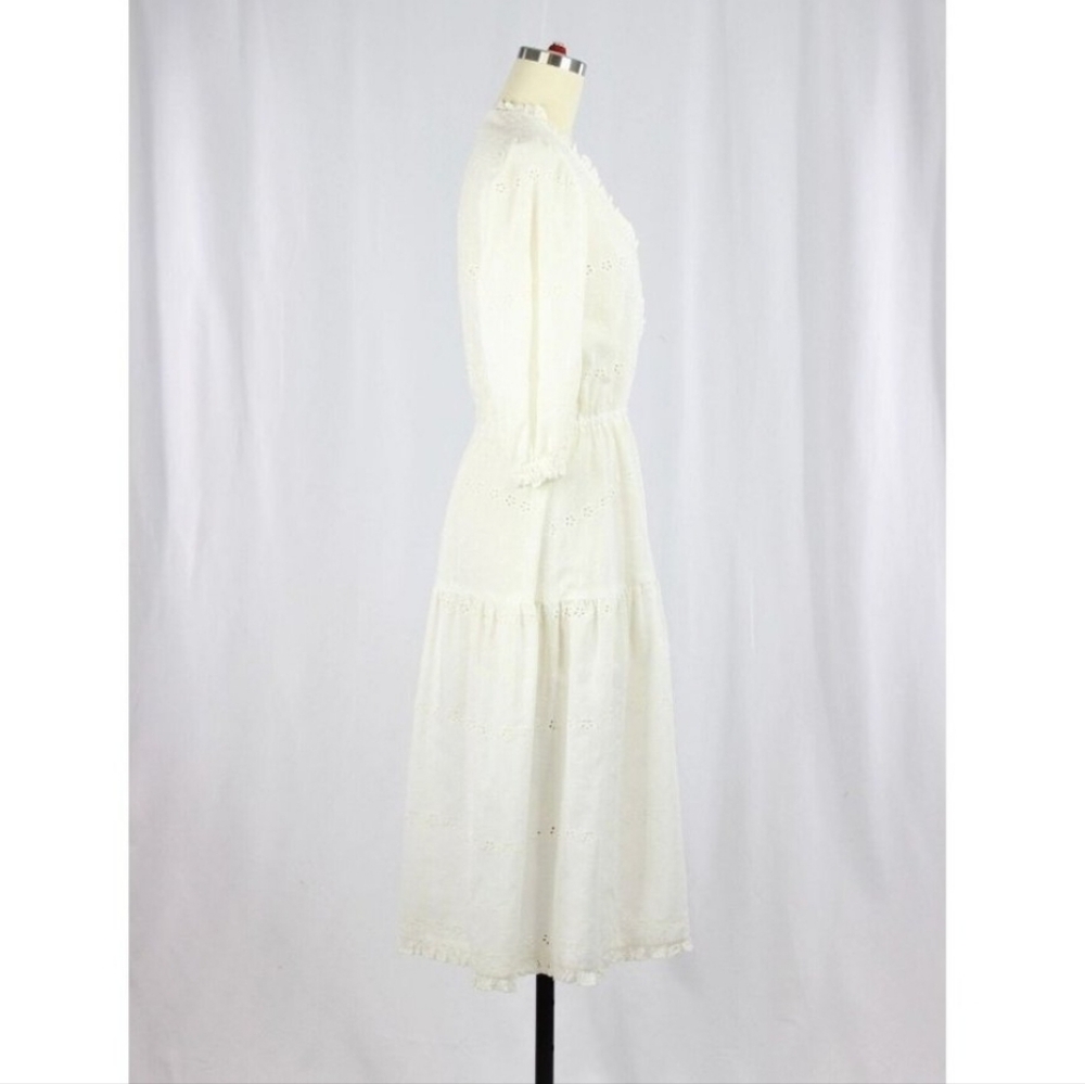 Vintage Cream Dress Size Small - Picture 3 of 16
